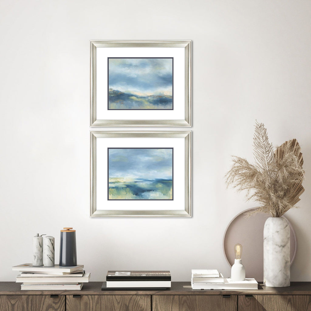 48555 Abstract, Buttermilk Coastal S/2 | Lifestyle Image