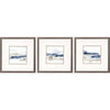 14199 Abstract, Shoreline Blues I S/3 | Main Image