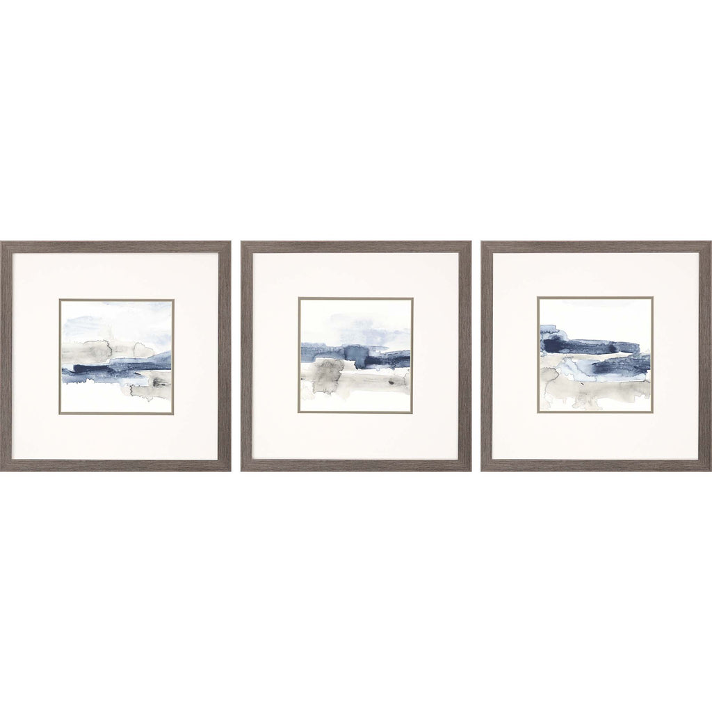14199 Abstract, Shoreline Blues I S/3 | Main Image