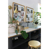 Crystorama Morgan 7'' Task Sconce in Aged Brass - Lifestyle View