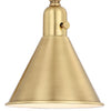 Crystorama Morgan 7'' Task Sconce in Aged Brass - Additional View