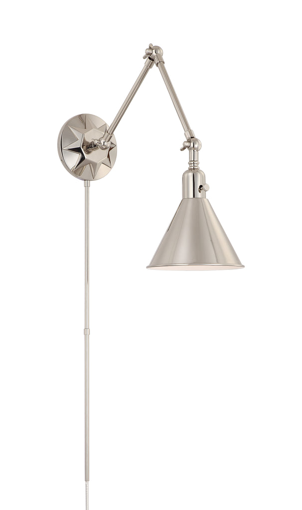 MOR-8801-PN_ULN Morgan 1 Light Task Sconce | Main Image