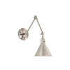 Crystorama-OPEN-BOX Morgan 1 Light Task Sconce in Polished Nickel - Additional View