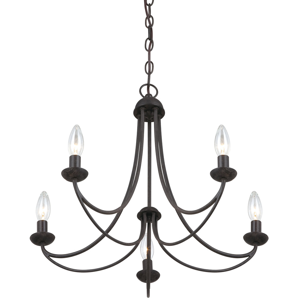 MRN5005IB Mirren 5 Light Chandelier | Alternate Image