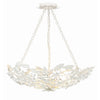 Crystorama Marselle 24'' Chandelier in Matte White - Additional View