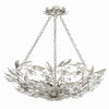 Crystorama Marselle 24'' Semi Flush Mount in Antique Silver - Additional View
