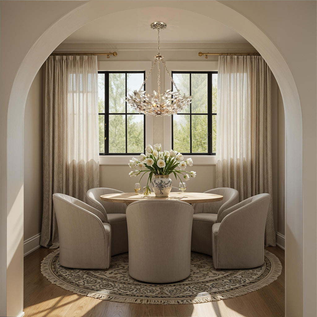 MSL-306-SA Marselle 24'' Chandelier | Lifestyle Image