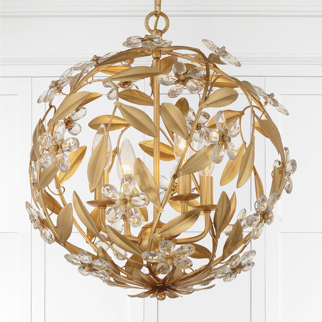 MSL-316-GA Marselle 22'' Chandelier | Lifestyle Image