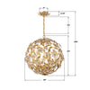 MSL-316-GA Marselle 22'' Chandelier | Dimensions Image