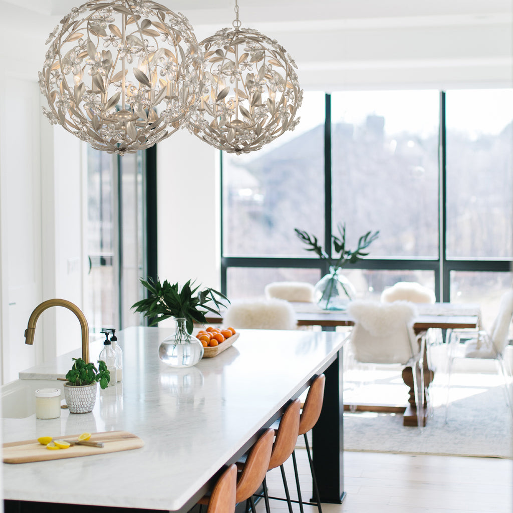 MSL-316-SA Marselle 22'' Chandelier | Lifestyle Image