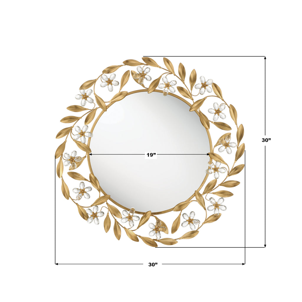 MSL-M030-GA Marselle 30'' Mirror | Dimensions Image