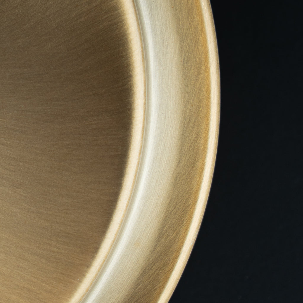 Crystorama Donoven 15'' LED Flush Mount - Matte Black + Gold Finish Detail
