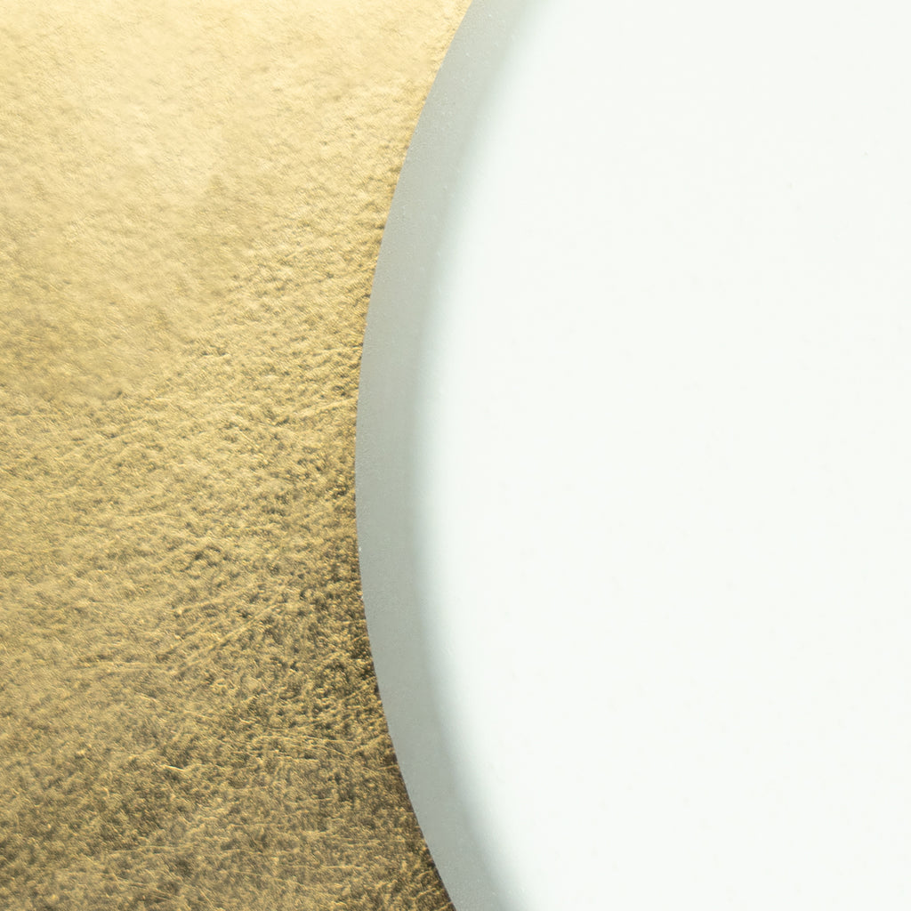 Crystorama Alston 20'' Pendant - Matte White + Antique Gold Finish Detail