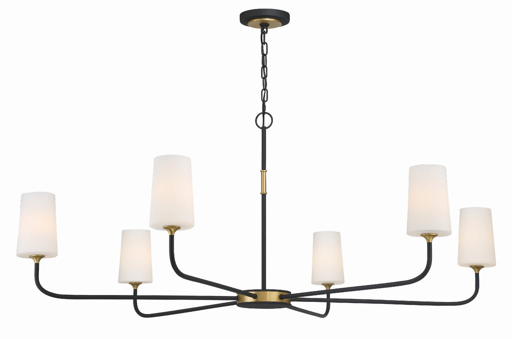 NIL-70016-BF-MG Niles 54'' Chandelier | Main Image