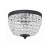 Crystorama Nola 11.5'' Flush Mount in Black Forged - Additional View