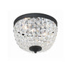 Crystorama Nola 11.5'' Flush Mount in Black Forged - Additional View