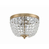 Crystorama Nola 11.5'' Flush Mount in Vibrant Gold - Additional View
