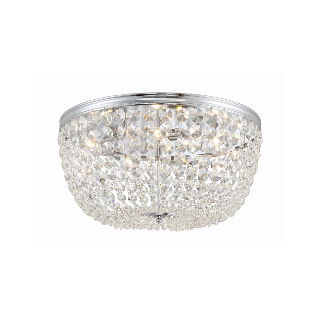 Crystorama Nola 20'' Flush Mount in Polished Chrome - Additional View