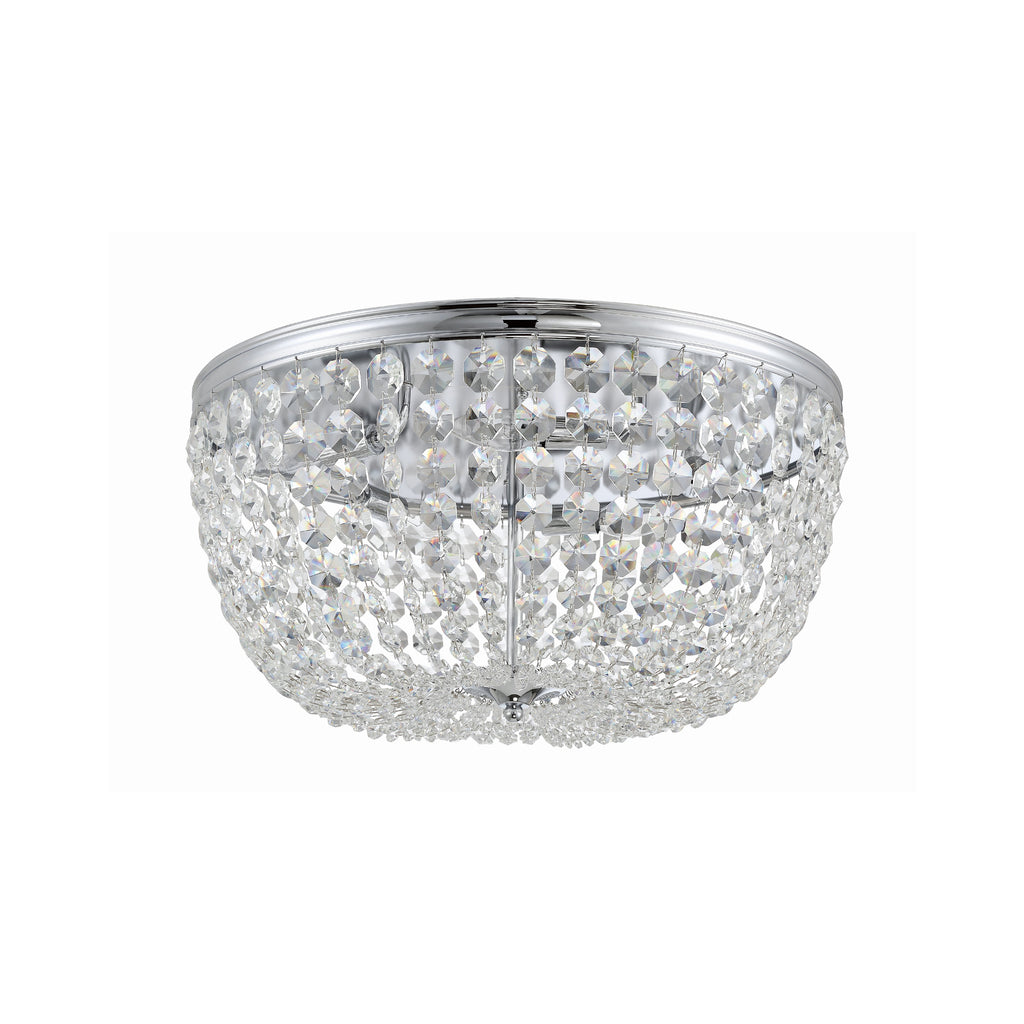Crystorama Nola 20'' Flush Mount in Polished Chrome - Additional View