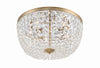 Crystorama-OPEN-BOX Nola 5 Light Flush in Vibrant Gold - Additional View