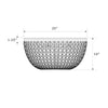 Crystorama Nola 20'' Flush Mount - Product Dimensions