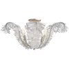 NW4051BSLCG Niermann Weeks Calais 6 Light Semi-Flush Mount | Main Image
