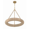 Crystorama Oakley 24'' Integrated LED Chandelier in Soft Gold - Additional View