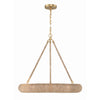 Crystorama Oakley 24'' Integrated LED Chandelier in Soft Gold - Additional View
