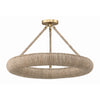 Crystorama Oakley 24'' Integrated LED Semi Flush Mount in Soft Gold - Additional View