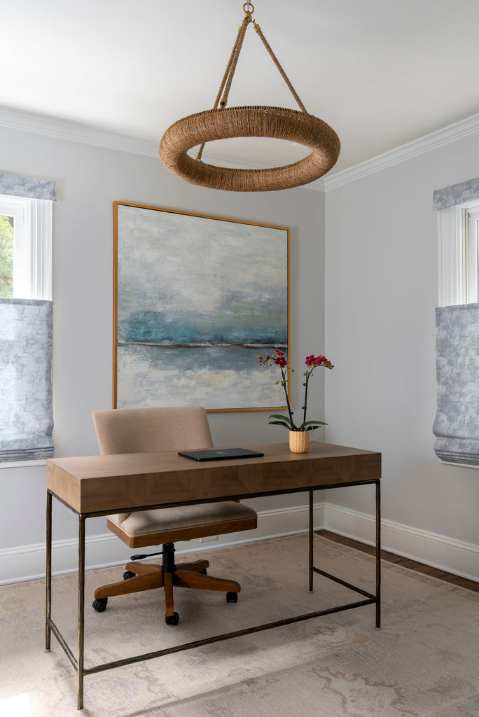 OAK-7536-SG Oakley 24'' Integrated LED Chandelier | Lifestyle Image