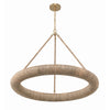Crystorama Oakley 32'' Integrated LED Chandelier in Soft Gold - Additional View