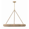 Crystorama Oakley 32'' Integrated LED Chandelier in Soft Gold - Additional View
