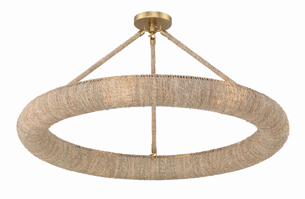 OAK-7538-SG_CEILING Oakley 32'' Integrated LED Semi Flush Mount | Alternate Image