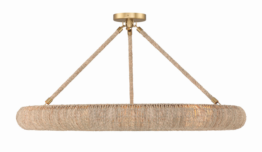 OAK-7538-SG_CEILING Oakley 32'' Integrated LED Semi Flush Mount | Alternate Image