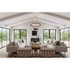 Crystorama Oakley 32'' Integrated LED Chandelier in Soft Gold - Lifestyle View