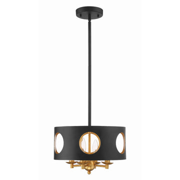 Black + Antique Gold