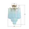 OLL-6004-AG-BL_CEILING Ollie 14.25'' Semi Flush Mount | Dimensions Image