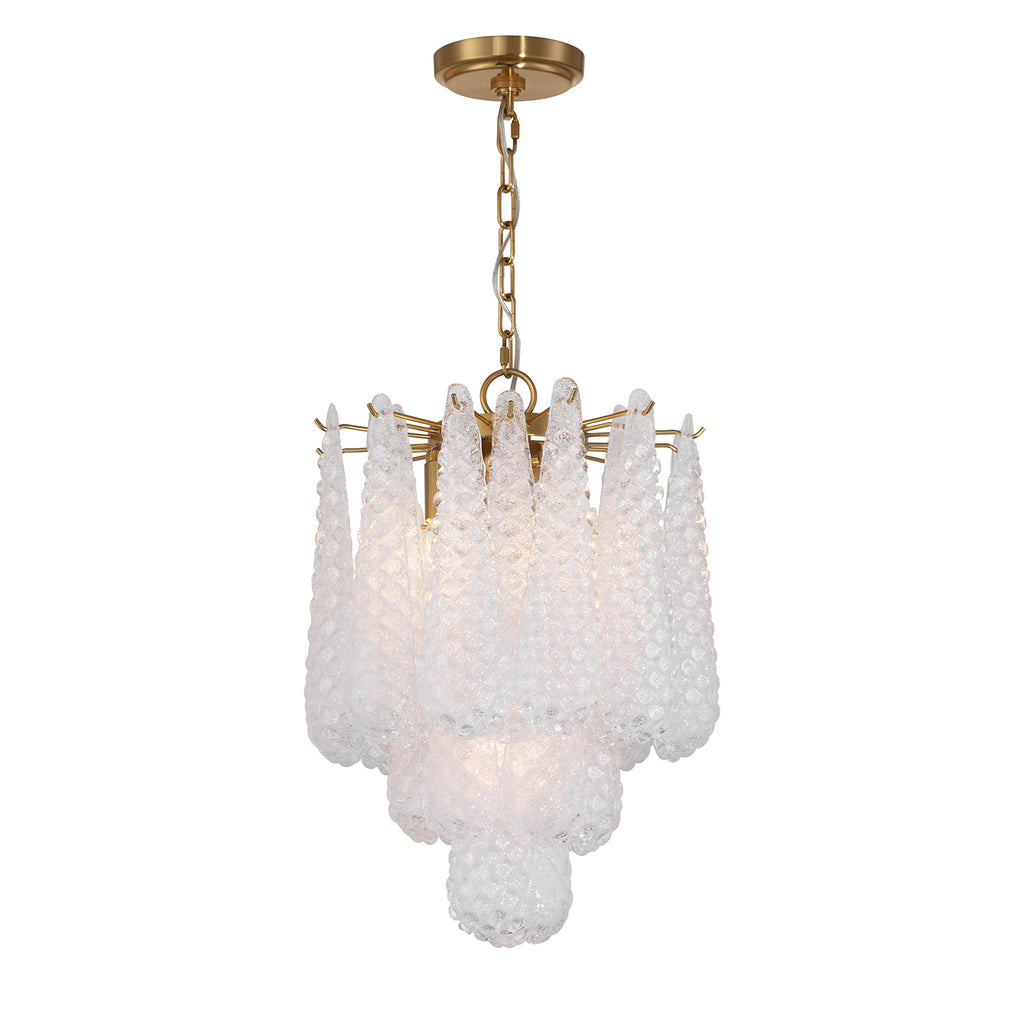 OLL-6004-AG-CL Ollie 14.25'' Chandelier | Main Image