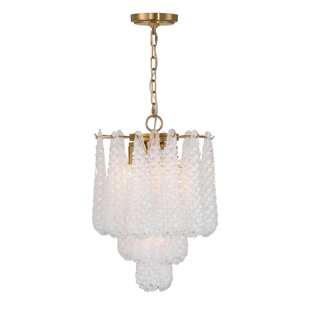 OLL-6004-AG-CL Ollie 14.25'' Chandelier | Alternate Image
