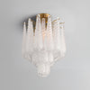 OLL-6004-AG-CL_CEILING Ollie 14.25'' Semi Flush Mount | Lifestyle Image