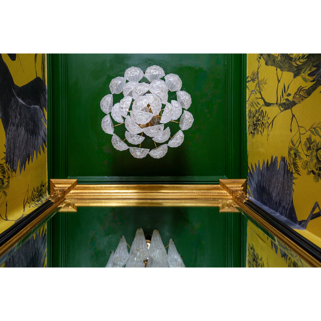 Crystorama Ollie 14.25'' Chandelier in Aged Brass - Lifestyle View