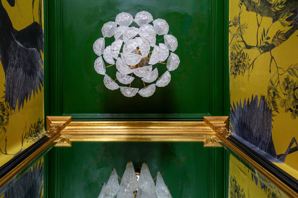 OLL-6004-AG-CL Ollie 14.25'' Chandelier | Lifestyle Image