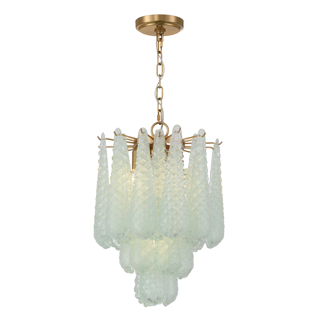 OLL-6004-AG-GR Ollie 14.25'' Chandelier | Main Image