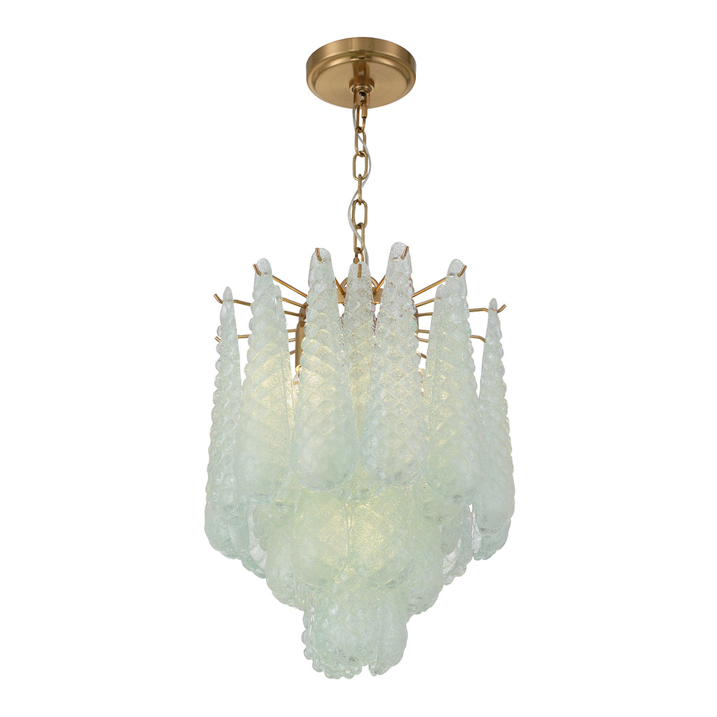 OLL-6004-AG-GR Ollie 14.25'' Chandelier | Alternate Image