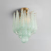 OLL-6004-AG-GR_CEILING Ollie 14.25'' Semi Flush Mount | Lifestyle Image