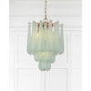 Crystorama Ollie 14.25'' Chandelier in Aged Brass - Lifestyle View