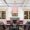 Crystorama Ollie 26.25'' Chandelier in Aged Brass - Lifestyle View