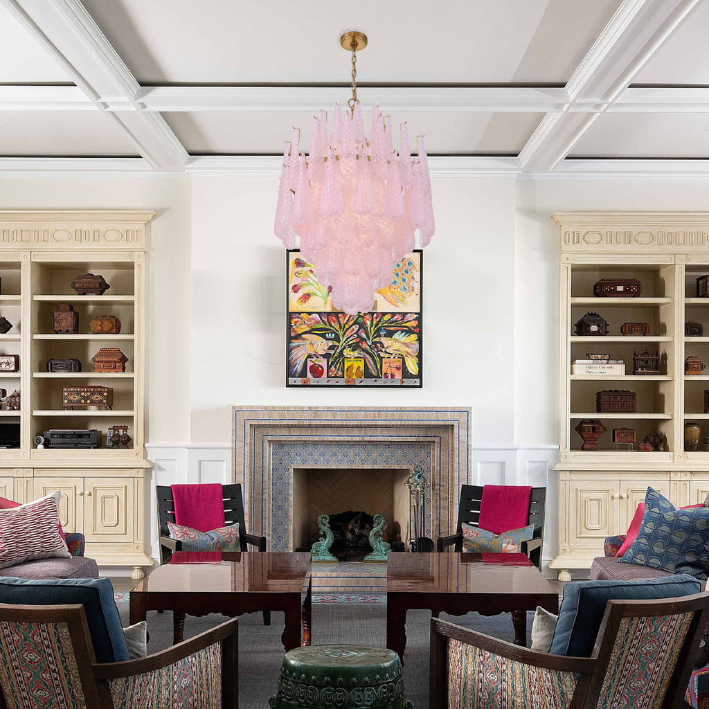 Crystorama Ollie 26.25'' Chandelier in Aged Brass - Lifestyle View