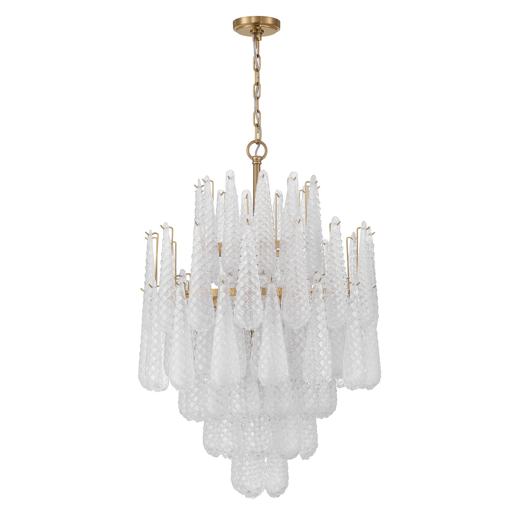 OLL-6006-AG-CL Ollie 26.25'' Chandelier | Alternate Image