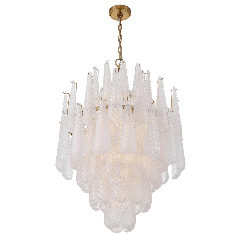 OLL-6006-AG-CL Ollie 26.25'' Chandelier | Alternate Image